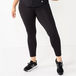 Tek Gear Black High-Waist Leggings for Active Comfort